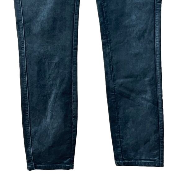 Paige Hoxton Velvet Ankle Peg Jeans In Atlantic Size 25 - Picture 6 of 10